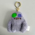 thumbnail image 4 of Big Tooth Cute Tooth Monster Pendant, Funk Tooth Treasure, Ugly Cute Monster Doll, Plush Keychain, 4 of 4