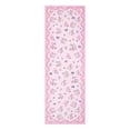 thumbnail image 3 of Nanan 2'x6' Floral Runner Rug Kitchen Hallway Non Slip Bedroom Runner Rug Soft Low Pile Foldable Mat for Laundry Room, Pink, 3 of 8