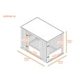 thumbnail image 6 of New Age Pet® ECOFLEX® Flexi Door XLarge Dog Crate in Off White with Brushed Stainless Bars, 6 of 9