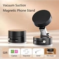 thumbnail image 2 of Netruna Phone Holder, Netruna Airgrip Pro, Netruna Fold Stand, Double-Sided Vacuum Magnetic Phone Stand - (Black), 2 of 7