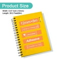 thumbnail image 3 of NineLeaf Compatible for Brother P-touch TZe-635 TZe635 TZ-635 TZ635 12mm 1/2'' White on Orange Laminated TZe TZ Label Tape 0.47" x 26.2ft, 3 of 7