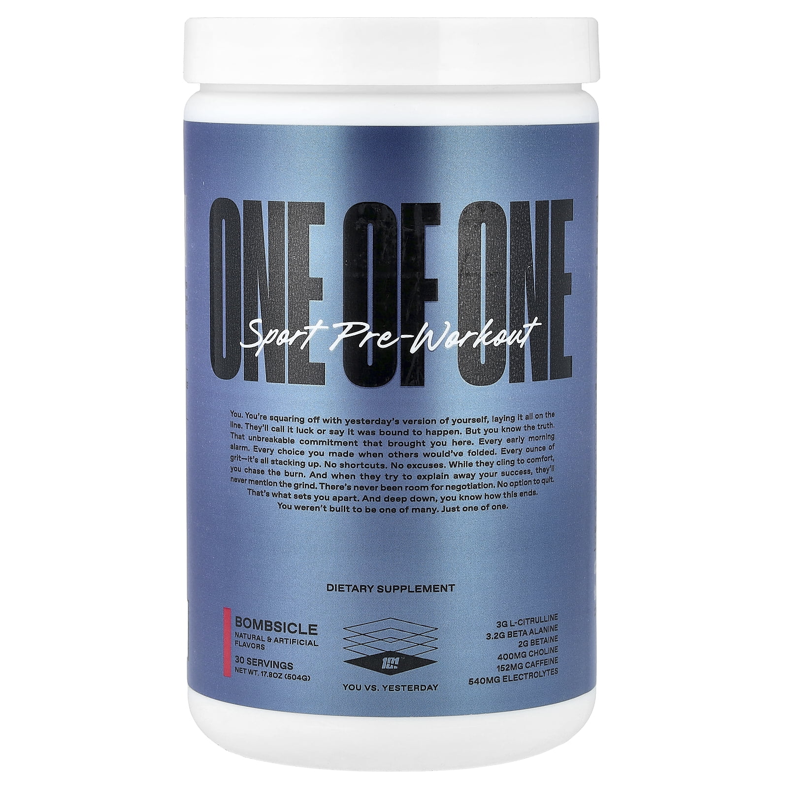 One of One Sport Bombsicle Pre-Workout 17.8 oz