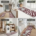 thumbnail image 5 of Red Floral and Petal Pattern Kitchen Rugs Sets Of 3,Kitchen Runner Rugs Non Skid Washable,Decorative Kitchen Floor Mats for Kitchen,Sink,Laundry,17"x30"+ 17"x47" + 17"x59", 5 of 6