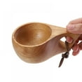 thumbnail image 2 of Handmade Wooden Cup Lapland Finland Kuksa Wood Tea Coffee Mug Cups Craft, 2 of 8