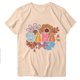 thumbnail image 3 of Fiudx Camisas de Mujer Blusa de Manga Corta con Estampado de Moda para Mujer, Divertida Camiseta con Cuello Redondo, 3 of 3