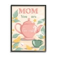 thumbnail image 2 of Stupell Industries Mom You Are Tea-riffic Teapot Holiday Painting Gray Framed Art Print Wall Art, 2 of 5
