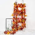 thumbnail image 3 of 2 Pack Fall Garland Decoration - 5.8ft/Strand Artificial Maple Garland Colorful Leaves Autumn Decor for Home Wedding Party Thankgiving (Mixed Color), 3 of 5