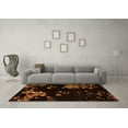 thumbnail image 3 of Ahgly Company Indoor Rectangle Abstract Orange Modern Area Rugs, 7' x 10', 3 of 4