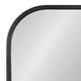 thumbnail image 4 of Kate and Laurel Valenti Contemporary Metal Wide Arched Wall Mirror, 28 x 30, Black, Sophisticated Modern Transitional Round Arch Mirror with Narrow Frame, 4 of 8