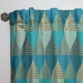 thumbnail image 3 of Designart 'Luxury Retro Pattern Drops I' Mid-Century Modern Curtain Panel, 3 of 5