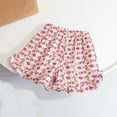 thumbnail image 5 of XBASW Toddler Baby Girls Flowers Shorts Summer Casual Shorts Pants Girls Elastic Waist Bloomers Shorts for Kids 6M-6Y, 5 of 7