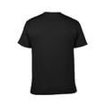 thumbnail image 2 of Men's Crew Neck Short Sleeve T-Shirts with Geometric Pattern - Knit Fabric, Regular Fit, for Weekend Casual & Sports - Polyester Blend with Slight Stretch (95% Polyester, 5% Elastane) - Adult Summer, 2 of 6
