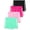 Black 1, Mint, Light Pink, Hot Pink 1, variant on Resinta 4 Pack Youth Girls Athletic Shorts Quick Dry Active Shorts Big Girl Summer Sports Shorts for Running Dance Yoga