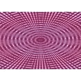 thumbnail image 1 of Ahgly Company Tapis d'Intérieur Lavables en Machine Rectangle Rouge Framboise Transitionnel, 3' x 5', 1 of 7