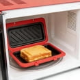 thumbnail image 2 of Microwave Toastie Sandwich Maker, Silicone Grilled Cheese Maker with Non-Stick Tray, Crispy Toast Baking Tool for Sandwiches Fried Eggs, 2 of 9
