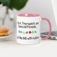 thumbnail image 3 of CafePress - ABA Therapists Are Special People, Just Like Kids - 11 oz Ceramic Mug - Novelty Coffee Tea Cup, 3 of 4