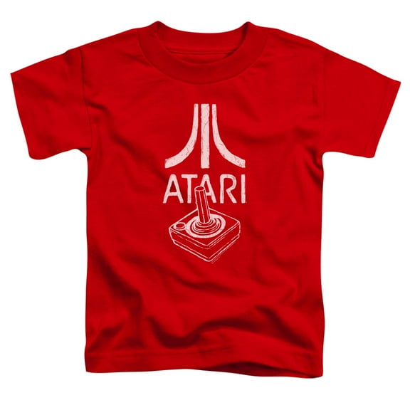 Atari Joystick Logo S/S Toddler T-Shirt Red