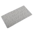thumbnail image 1 of Yunxwd Moldes de resina de silicona del alfabeto DIY Espejo Figura de resina Llavero Set DIY Decoración para Llaveros Joyería Pendiente Colgante, 1 of 4
