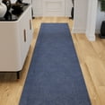 thumbnail image 5 of Ottomanson Hallway Runner Rug 1'10" x 31' Non-Slip Stain-Resistant Custom Size Carpet for Kitchen, Blue, 5 of 10