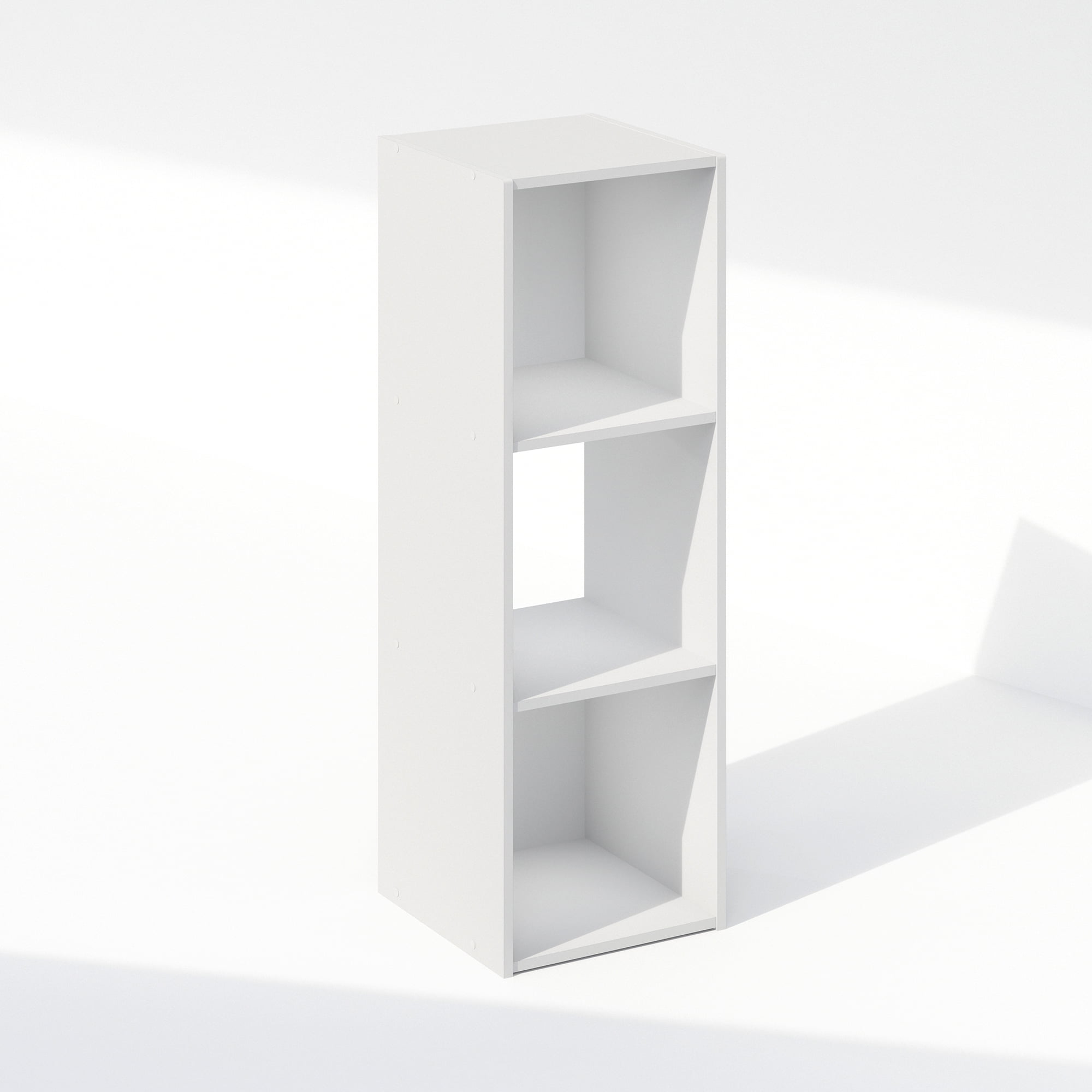 Furinno PELLI CUBIC Storage Cabinet in Bookcase in Bookshelf in 3-Cube in White