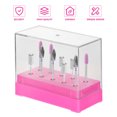 thumbnail image 2 of Simple Nail Drill Bits Storage Case for Salon 1 Set Nail Polishing Tool Finishing Box, 2 of 9