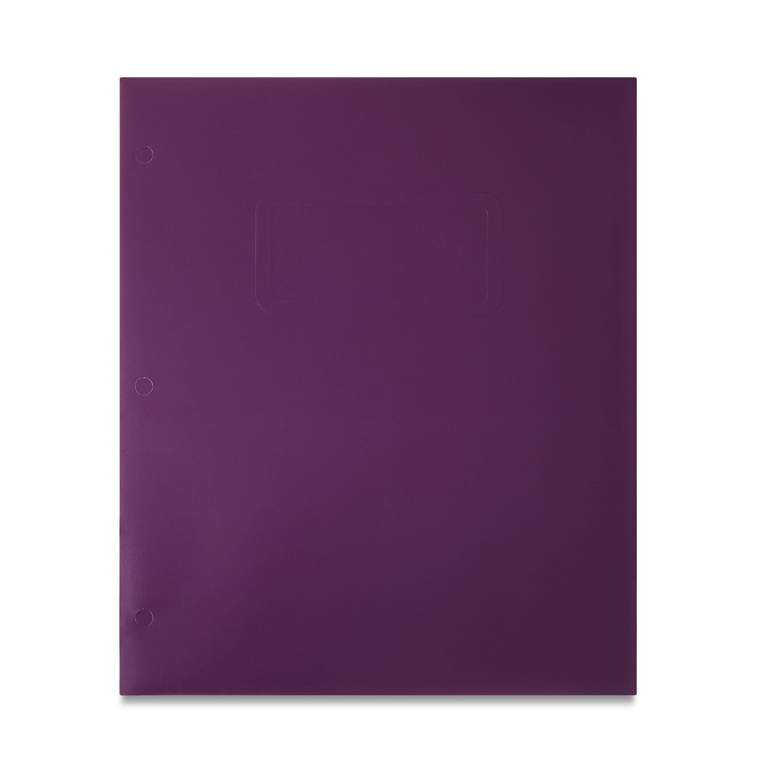 (5 pack) Pen + Gear Two Pocket Paper Folder, Solid Purple Color, Letter Size