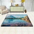 thumbnail image 3 of SKYSONIC Summer View of Lac Blanc Lake Area Rug Pad 24x36 Inch 100% Light Weight Polyester Fabric for Living Bedroom, 3 of 6