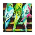 thumbnail image 2 of Budgies in Art Deco - Canvas, 2 of 25