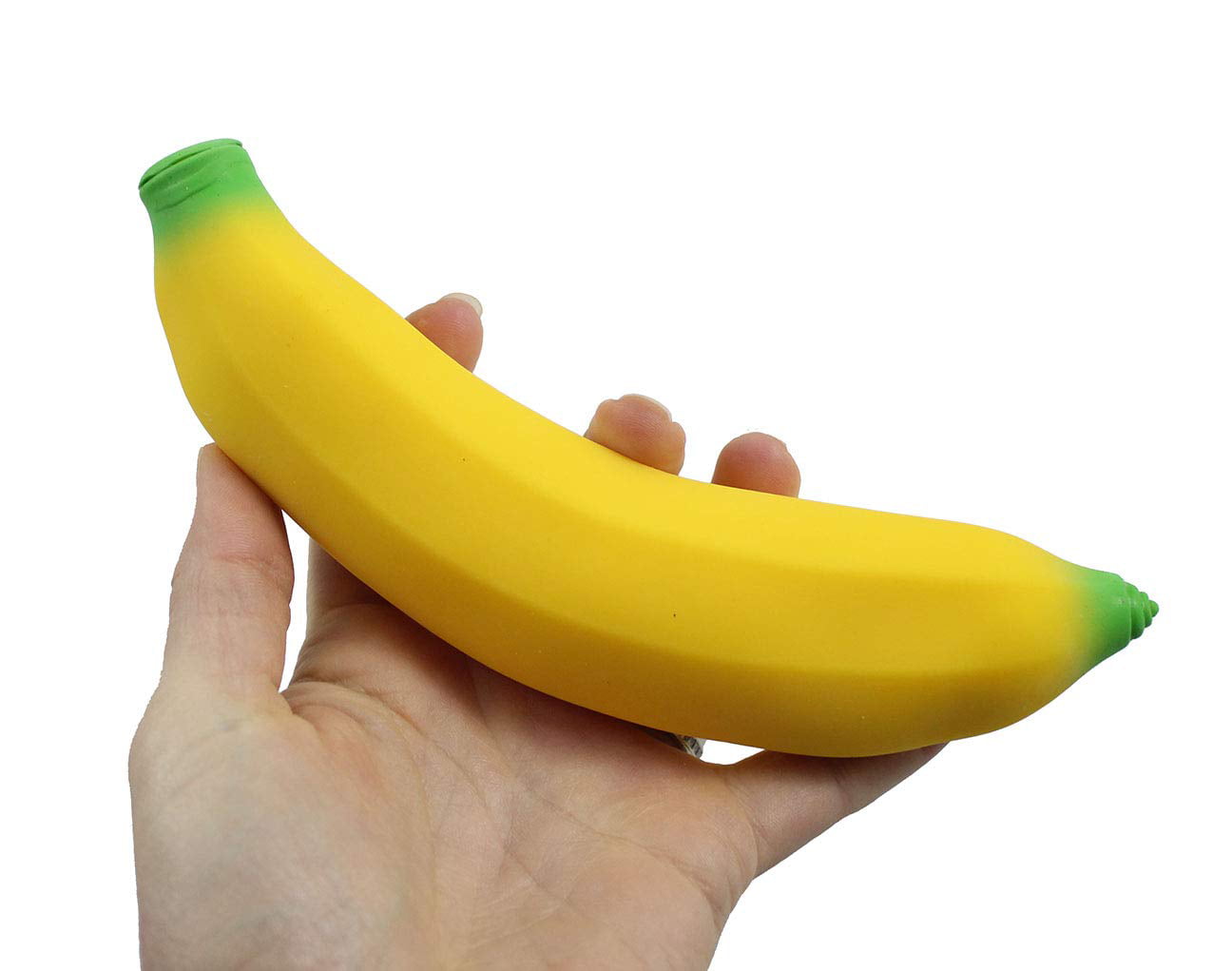1 Sand Filled Stretchy Banana Sensory Stress Squeeze Fidget Toy ADHD Special 