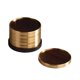 thumbnail image 1 of Posavasos de madera multiusos, resistentes al calor, ligeros, para el hogar, 6 unidades Negro, 1 of 9