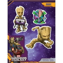 Marvel Guardians of the Galaxy Groot Decals - Set of 3 Vinyl Stickers for Car Laptop Computer Skateboard - Marvel Stickers for Kids and Adults