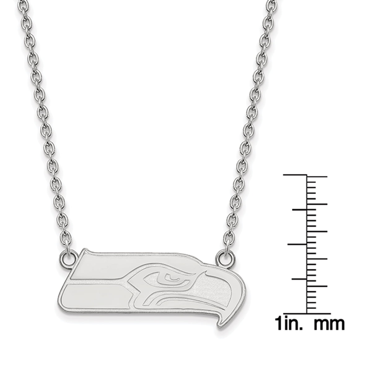 Sterling Silver I Love Jazz 1 inch wide Word Pendant.