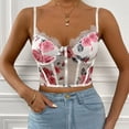 thumbnail image 2 of Moda mujer encaje belleza espalda sólido Correa envoltura ahueca hacia fuera sujetador ropa interior chaleco Sling Pompotops  lopia997370, 2 of 9