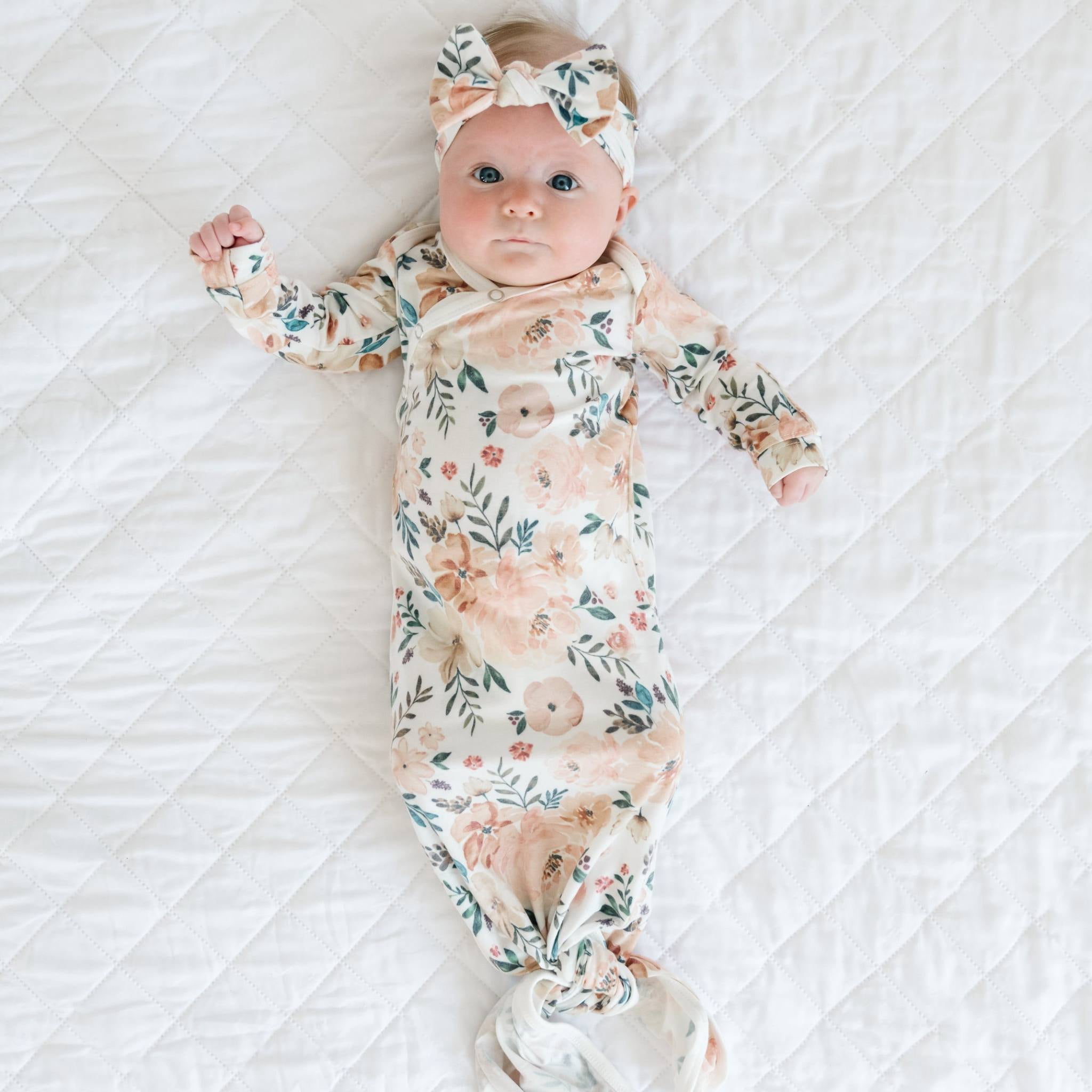Copper Pearl Knotted Gown- Autumn