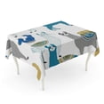 thumbnail image 1 of LADDKE Sweet Llama Alpaca and Cactus South America Pattern Tablecloth Table Desk Cover Home Party Decor 52x70 inch, 1 of 1