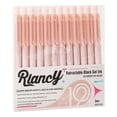 thumbnail image 2 of Pink Wheat Straw Pens 12PCS Gel Ink Retractable Pens Fine Point Black Ink Pastel Writing Pens Cute Office Supplies, 2 of 5