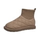 thumbnail image 3 of Botas de nieve de invierno para mujer, botas de mujer, botines antideslizantes cálidos a la moda para invierno, senderismo, senderismo al aire libre Camello Color 36 SM SunniMix botas de nieve, 3 of 8
