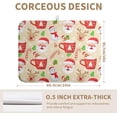 thumbnail image 5 of Christmas Gingerbread Man Dish Drying Mat Winter Snowflake Snowman Xmas Kitchen Drying Mat Dish Dryer Mat Absorbent Microfiber Dish Drying Mat Dish Draining Mat for Christmas Decorations 18x24 inch, 5 of 7