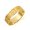 Yellow, variant on 10k Yellow Gold Daisy Flower Moon Textured Band Ring (Size 4)