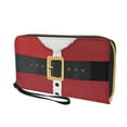 thumbnail image 2 of Jeiento Christmas Elf Womens Long Wallet PU Leather Travel Purse Credit Card Holder Phone Clutch Large Capacity Zip Around Wristlet Wallet for Ladies Teens, 2 of 7