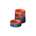 thumbnail image 1 of Greeniant Alimentador automático Universal para mascotas de gran capacidad, dispensador de alimentos con protección para el cuello, cuenco de agua, Suministros para gatos naranja azul Greeniant PT004464-02, 1 of 6