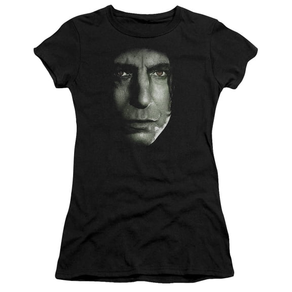 Harry Potter Snape Head S/S Junior Women's T-Shirt Sheer Black