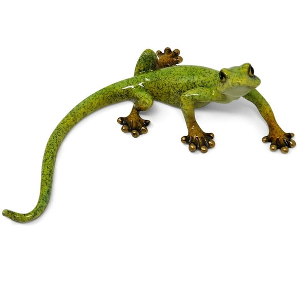 Harry The Lizard - Home Decor Figurine for Desktop Decoration. Hard Resin Home Decor Accent Looks Great in Your Living Room, Office, Kitchen, Bathroom or on Any Shelf in The House