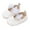 White, variant on Otqutp Baby Girls Boys Leather Sandals Bow Sequins Strap Closed Toe Ankle Mary Jane Shoes Toddler Princess New Born Summer Shoes