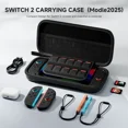thumbnail image 2 of Accessories Bundle for Nintendo Switch 2, Switch 2 Carrying Case, Silicone Protective Cover, 2 Piece HD Screen Protector, Durable , Lightweight and Large Capacity, Accessories for Switch 2, 2 of 7