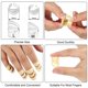 thumbnail image 4 of De Púas Para Guitarra, Púas Para Dedos Ajustables, Púas Para Pulgar, Púas Para Guitarra Con Caja De Almacenamiento, Accesorio Para Guitarra 8 Uds. Kearding HA046804-01, 4 of 6