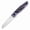 Purple, variant on Kansept Cru Folding Pocket Knife 3.46''Damascus Blade,Titanium and Carbon Fiber Handle,K1092A4