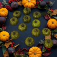 thumbnail image 4 of 12x Mini calabazas pequeñas calabazas decoración simulación calabazas artificiales para fiesta hogar vacaciones decoración ornamento Verde Soledad calabaza de simulación, 4 of 6