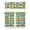 Pineapple, variant on 3 PCS Pineapple Kitchen Curtains Set with Valance - Tropical Hawaiian Fruit Print Semi-Sheer Tier Curtains for Farmhouse Windows