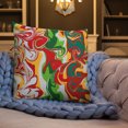 thumbnail image 4 of Garden Marble Print Premium Throw Pillow, 4 of 4